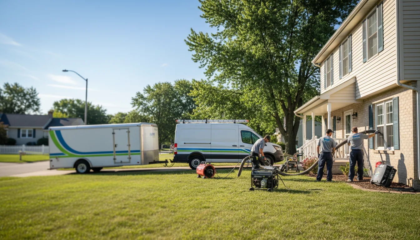 Flooded Basement Restoration And Cleanup With Repair in Adams, WI near me